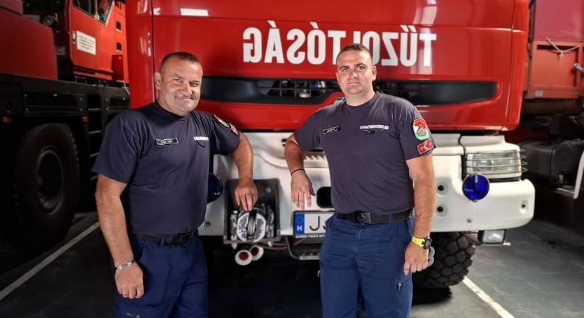 A veszprémi tűzoltóknál a staféta is öröklődik – megható családi fotókat osztott meg a katasztrófavédelem