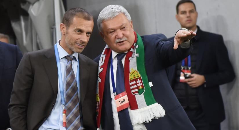 Levelet írt Csányi Sándornak az UEFA elnöke