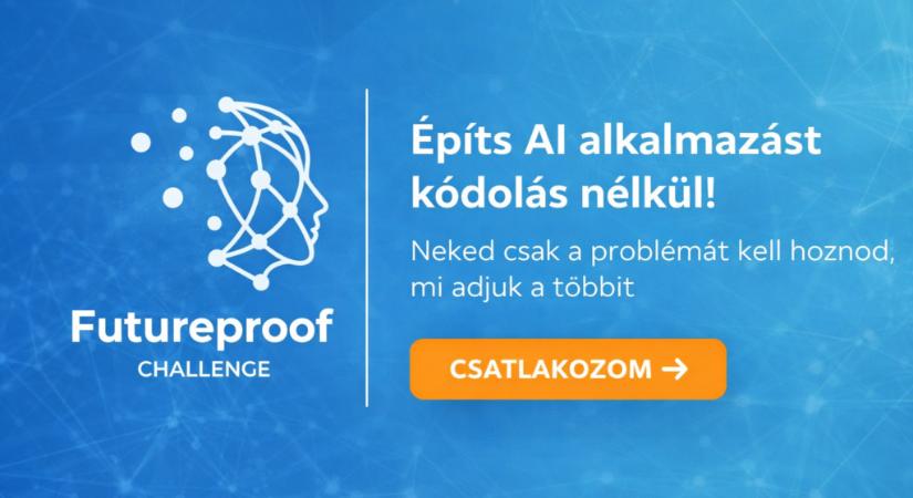 Programozás nélkül építenél AI-appot? Most akár 400 ezer forintot is nyerhetsz vele!