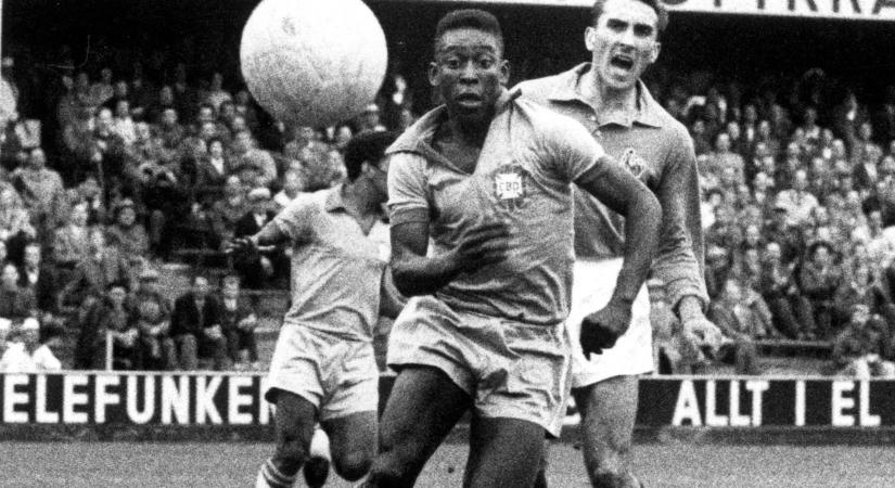 Pelé 17 évesen viselt meze megdöntheti Diego Maradona csúcsát