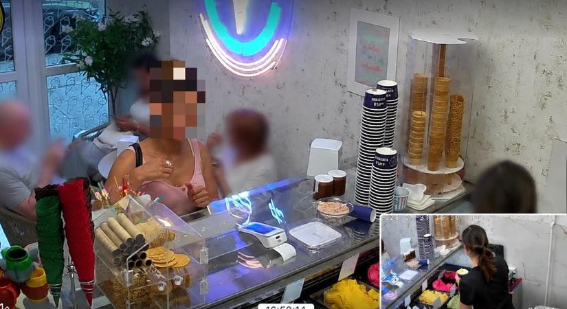 Kitette a Facebookra a fagyizó a trükköző nő fotóját, másnapra megkerült az „eltűnt” húszezres