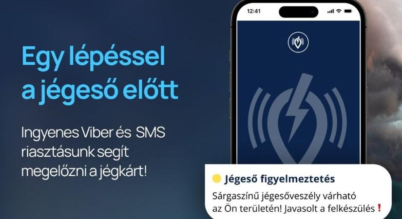 Új szolgáltatás segíthet megelőzni a jégeső okozta károkat