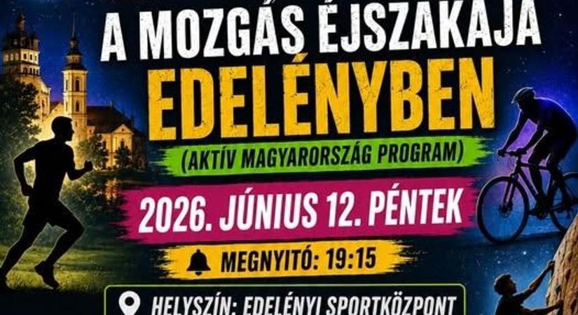 Amikor elalszanak a fények, felébred a város: sportos éjszaka vár Edelényre