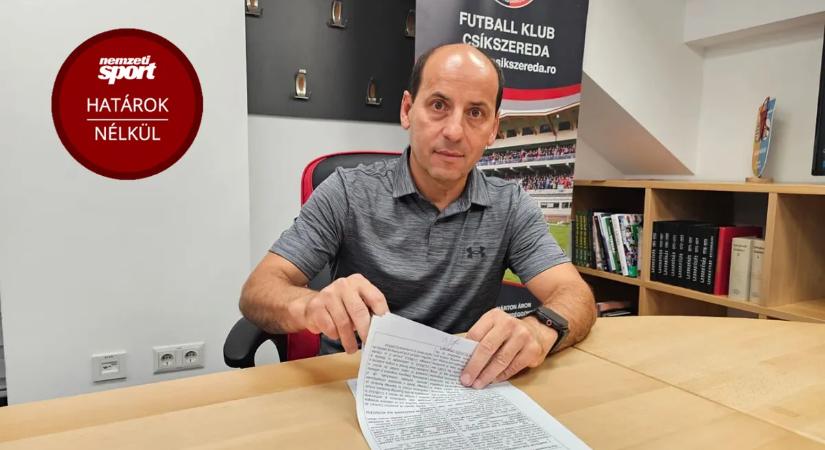 Szabó István lett a Csíkszereda vezetőedzője – hivatalos