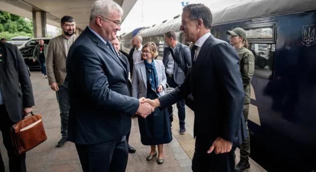 Kijevbe érkezett Mark Rutte NATO-főtitkár