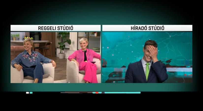 „Ezt egyáltalán nem láttam jönni!” – Élő adásban lepték meg az RTL híradósát