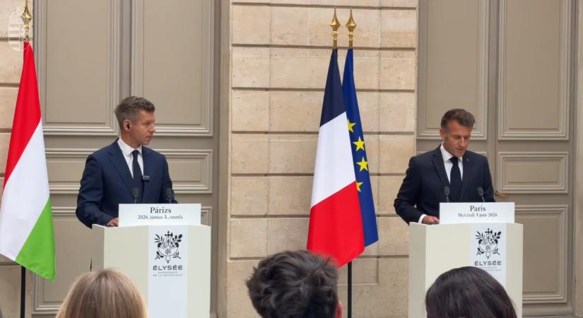 Magyar Péter Párizsban: meghívom Emmanuel Macront október 23-ra, a forradalom 70. évfordulójának megünneplésére