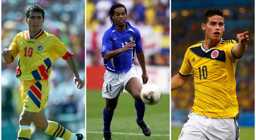 Hagi távoli lövése, Ronaldinho szabadrúgása, Richarlison ollózása – válogatás a vb-történelem legszebb góljaiból
