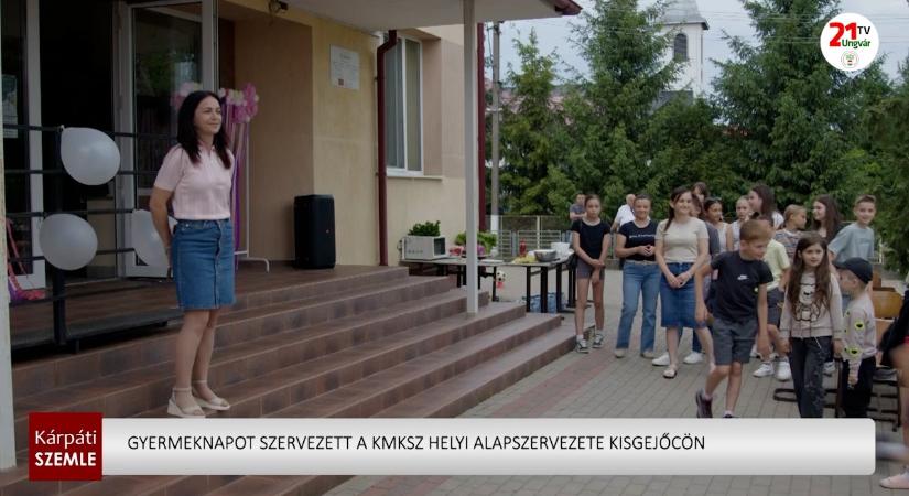 Gyermeknapot szervezett a KMKSZ helyi alapszervezete Kisgejőcön (videó)