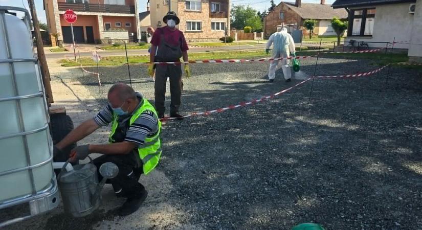 Azbeszt-ügy - Söptén is intézkedtek, megnyitják a parkolót - fotók