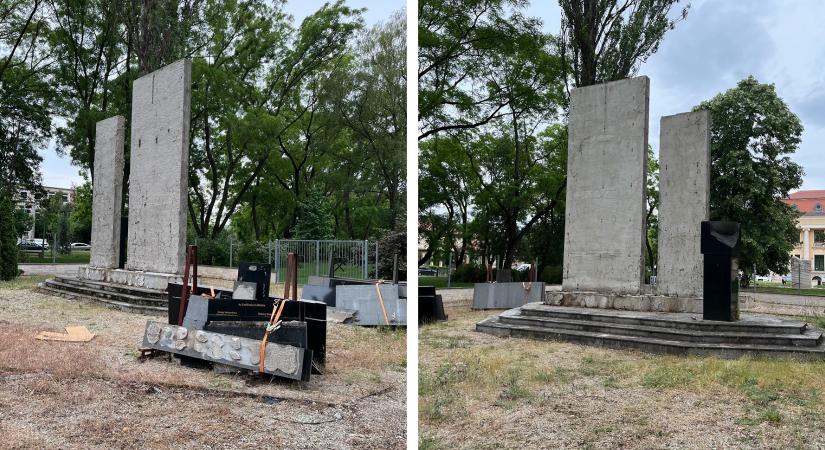 Megkezdődött a dorogi bányászemlékmű áthelyezése