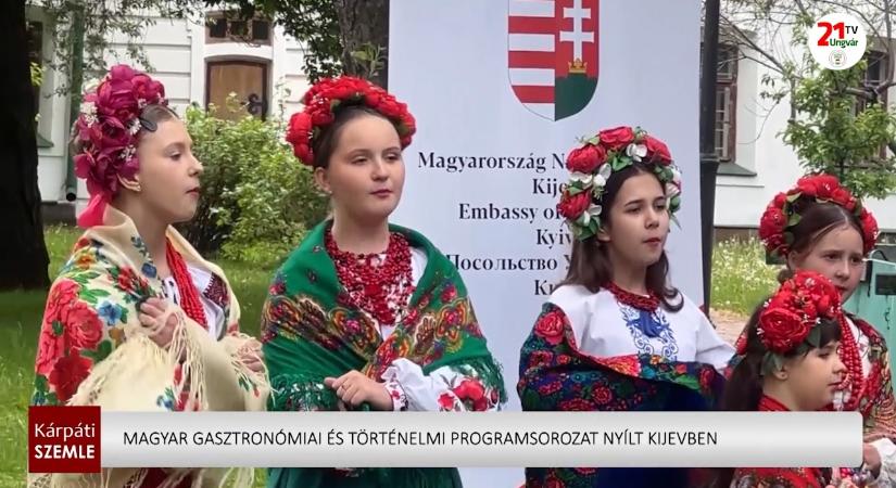 Magyar gasztronómiai és történelmi programsorozat nyílt Kijevben (videó)