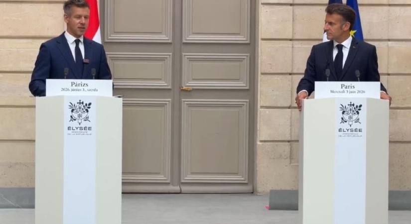 Macron és Magyar Péter találkozója Párizsban: „Oroszországra nyomást kell gyakorolni!”