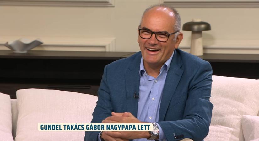 Kirepültek a gyermekei és nagypapa lett Gundel Takács Gábor
