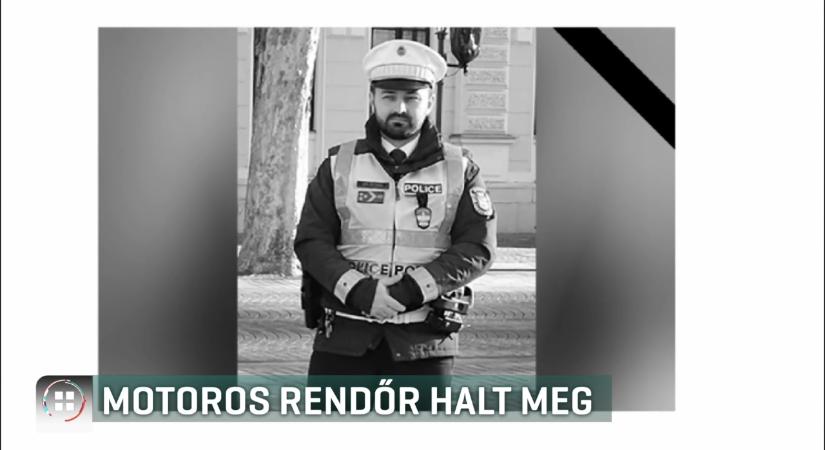 Autóssal ütközött és a helyszínen meghalt egy motoros rendőr Békésben