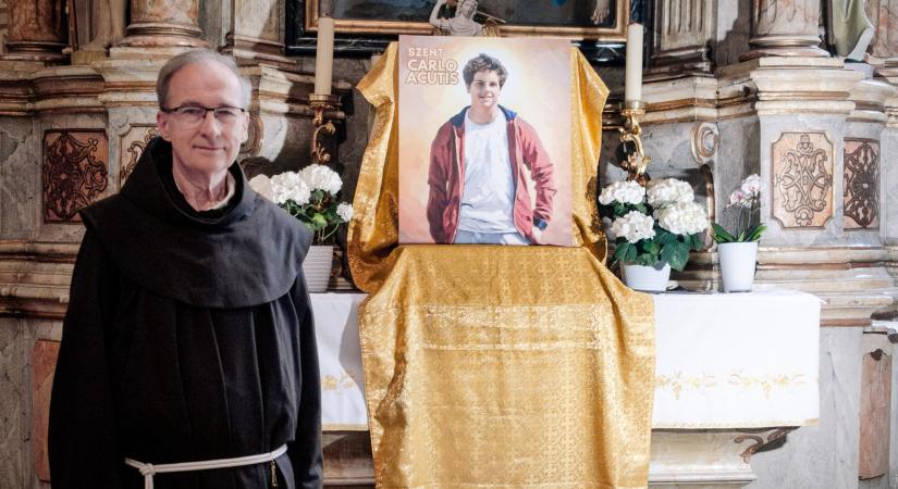 Radics Dávid ferences szerzetes: Szent Carlo Acutis ereklyéje segít, hogy tekintetünket a végtelen Istenre irányítsuk