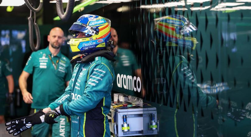 Alonso: Az Aston Martin fejlődik, de a nagy áttörésre nyárig várni kell