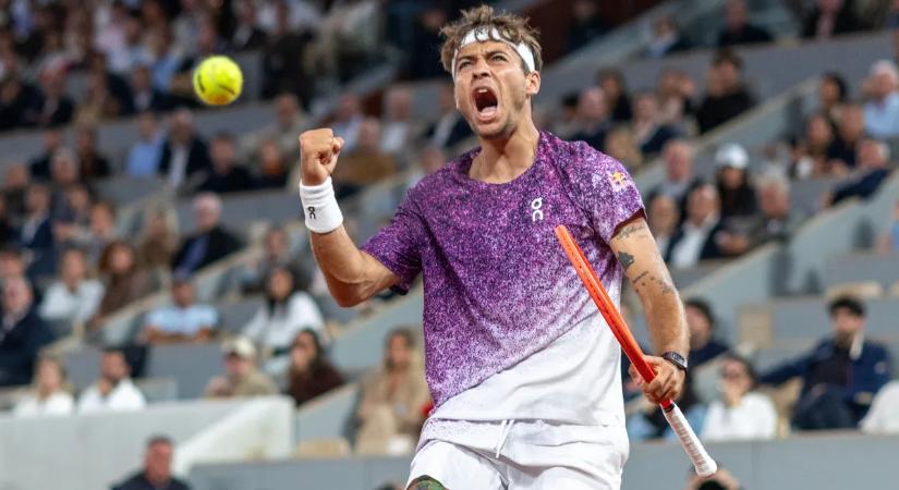 Cobolli legyőzte Auger-Aliassime-ot, biztosan lesz olasz férfi játékos a Roland Garros döntőjében