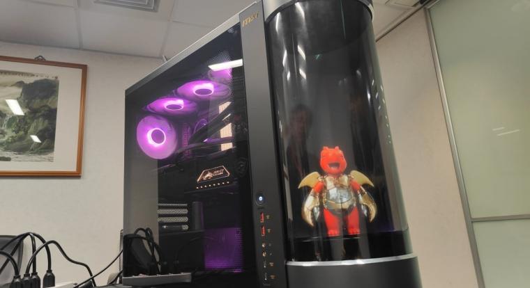 Hologramsárkány lakik az MSI új gamer PC-jében