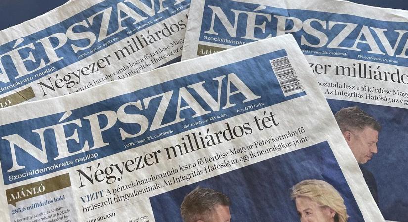 A Népszava szerkesztősége javaslatokat tett a tulajdonosnak, válaszára várnak
