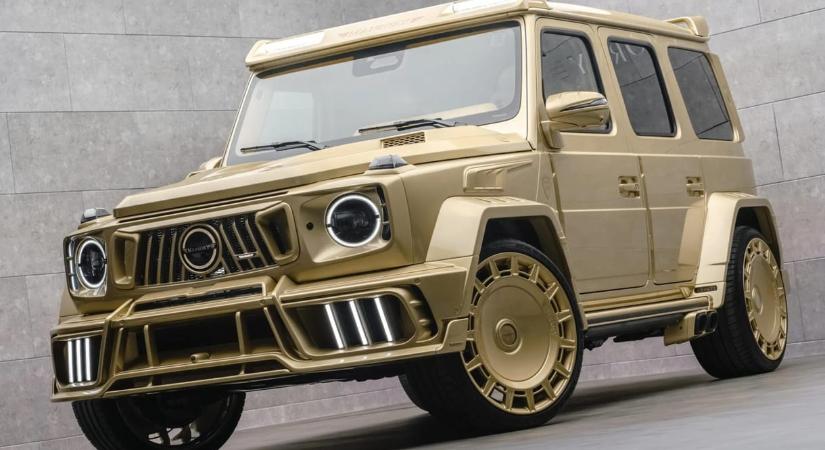 Arany kimaxolva: íme a legújabb méregdrága tuningolt Mercedes G-osztály