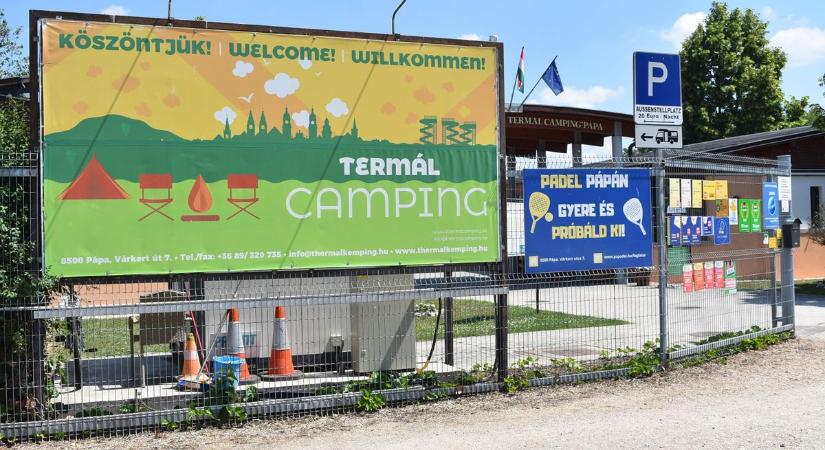 Telt házas húsvét után bizakodva várják a nyarat a pápai kempingben ( fotók)