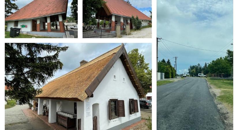 Közel 900 méternyi út újult meg a Balaton-parti településen, de nem ez az egyetlen változás