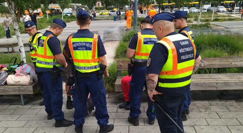 Közbiztonsági sajtótájékoztató közben tört ki verekedés Kelenföldön