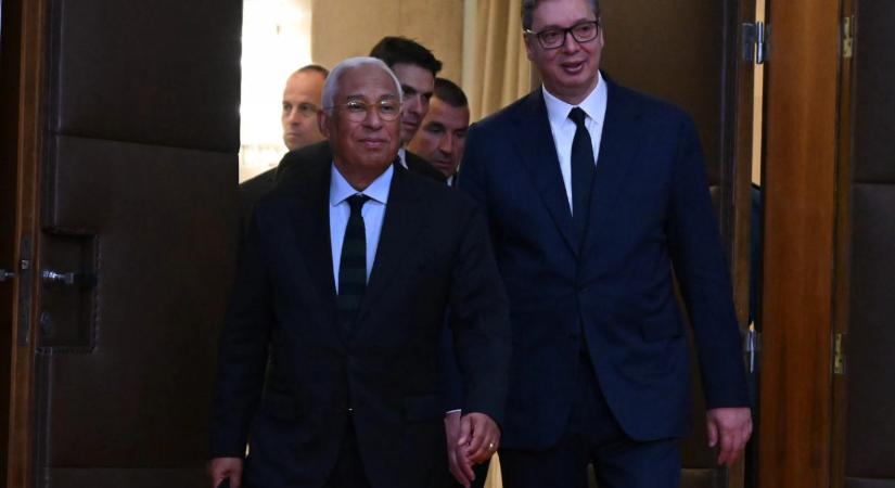 Antonio Costa arról beszélt Belgrádban, hogy az EU nem zsarolja Szerbiát és az ország uniós csatlakozása csak magától függ