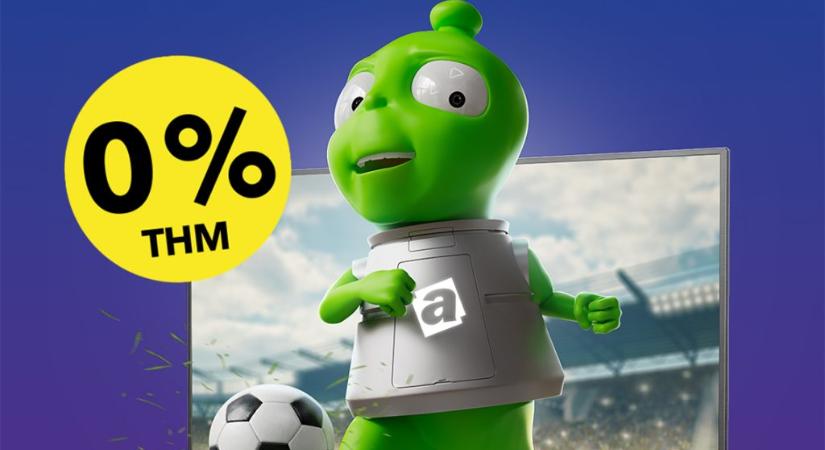 Több száz tévé 0% THM-mel a futball világbajnokság jegyében az Alzánál