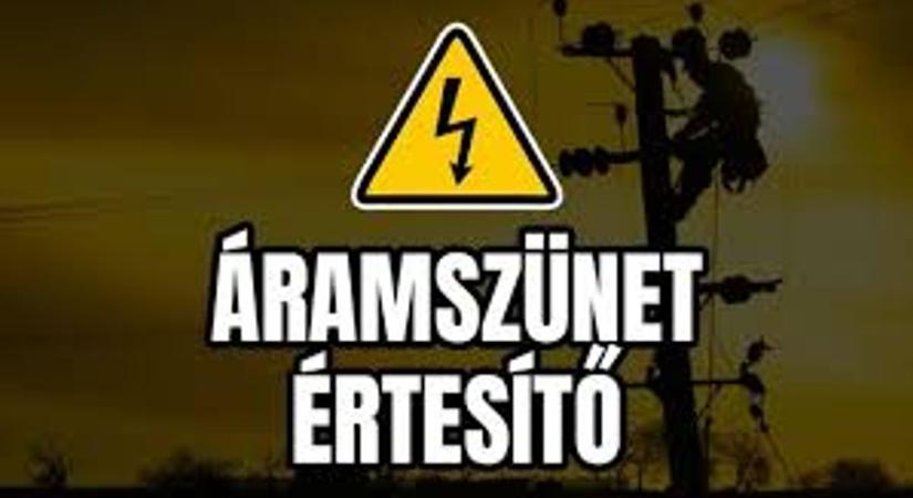 Pénteken egész napos áramszünet lesz Székesfehérvár egyes szakaszain