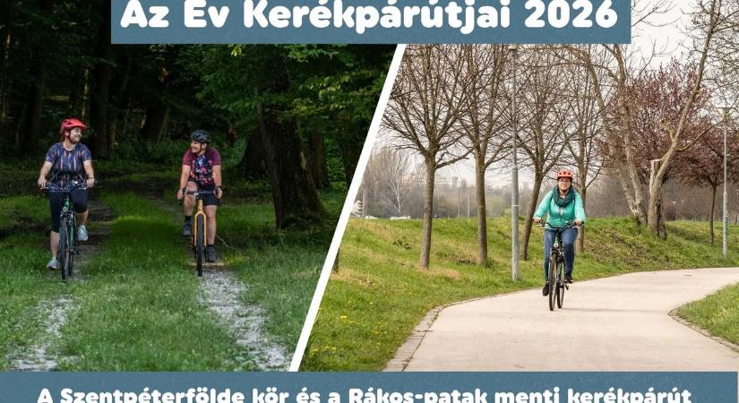 Megválasztották az év kerékpárútjait