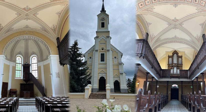 Csak annyit mondott a mecénás, nem volt olcsó - saját pénzén újította fel a hedrehelyi templomot a hazatelepült férfi
