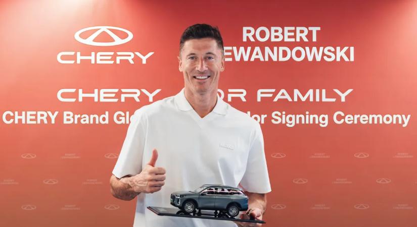 A CHERY hivatalosan bejelentette: Robert Lewandowski lett a márka globális nagykövete Világsztárt igazolt a CHERY!