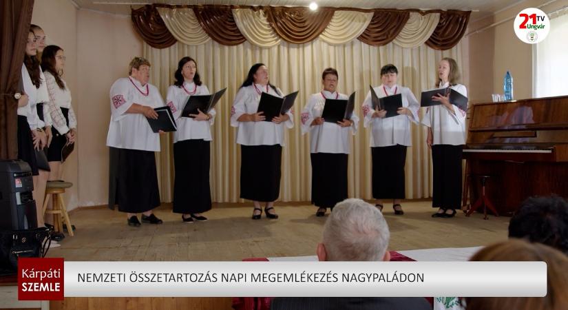 Nemzeti összetartozás napi megemlékezés Nagypaládon (videó)