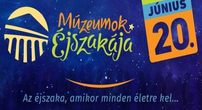 Múzeumok Éjszakája, 2026. június 20