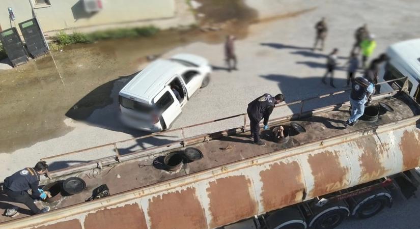 Harminc menekültet szedtek ki egy tartálykocsiból Törökországban
