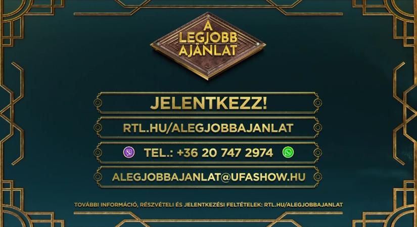 Visszatér A legjobb ajánlat az RTL-re – így jelentkezhetsz a műsorba