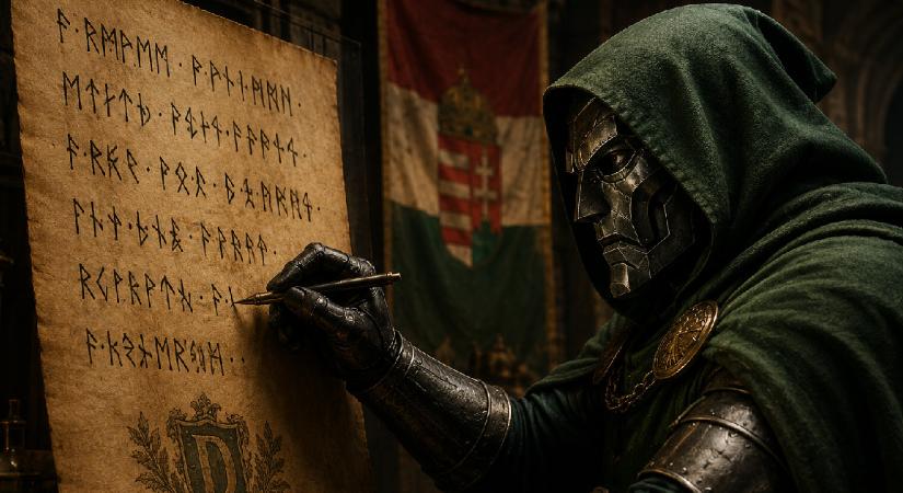 Doctor Doom országának írásrendszere feltűnően hasonlít a székely–magyar rovásírásra