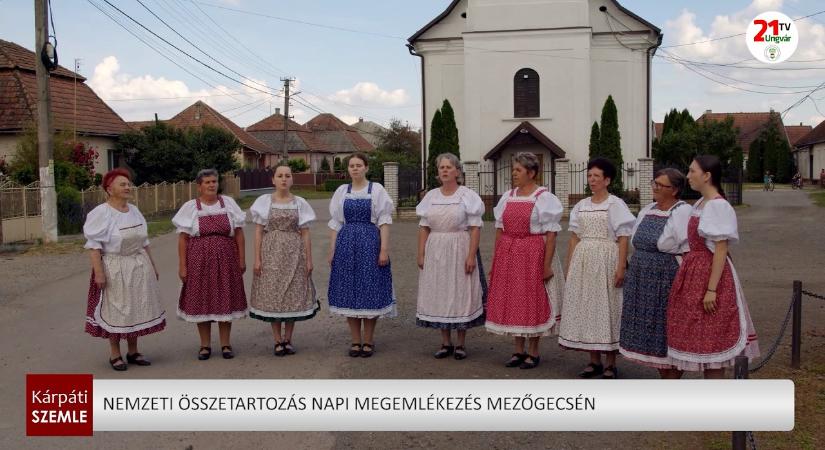 Nemzeti összetartozás napi megemlékezés Mezőgecsén (videó)