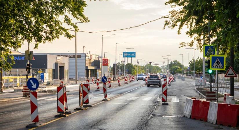 Ekkor adják vissza a forgalomnak a Szabó Lőrinc–Csigekert utcai csomópontot