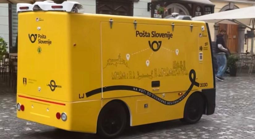Robotpostás állt szolgálatba Ljubljanában