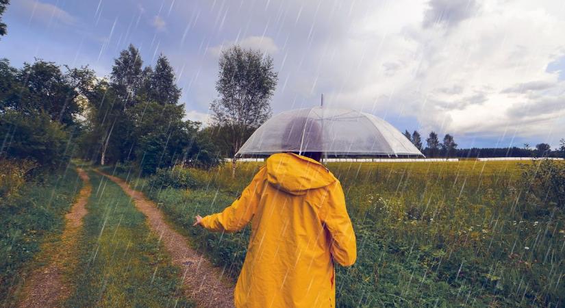 Hol felhős, hol esős idő lepi meg a megye lakóit pénteken