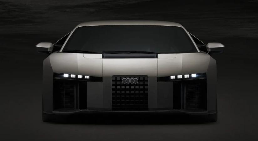 Merészet húzott az Audi: itt az 1001 lóerős hibrid V8-as Nuvolari szupersportkocsi