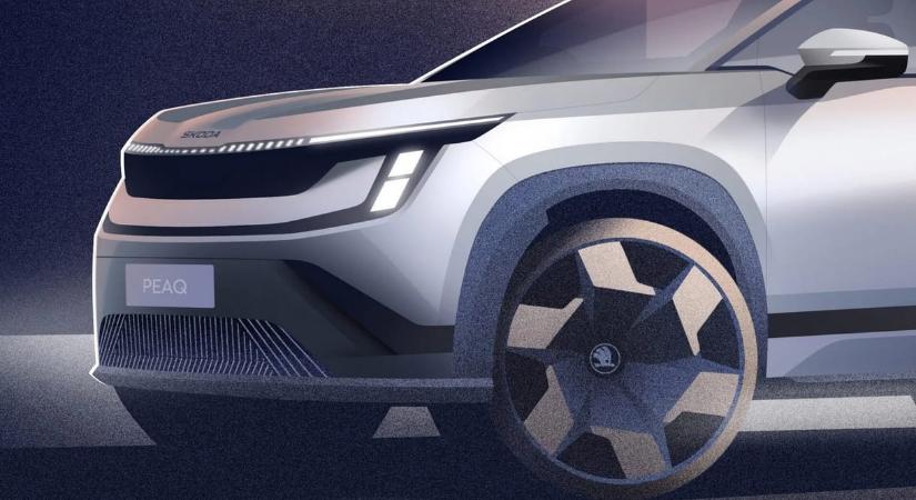 Így fest a leghatalmasabb Skoda, a 7 üléses elektromos Peaq