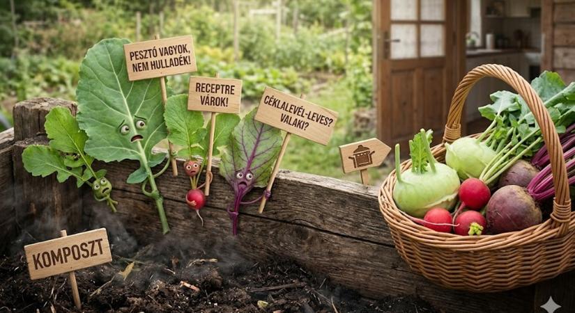 Ne dobd ki a zöldjét: a veteményes egyik legjobb része a komposzt előtt van