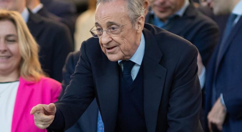 A Real Madrid elnökénél betelt a pohár – megnevezi az őket bíráló médiumokat