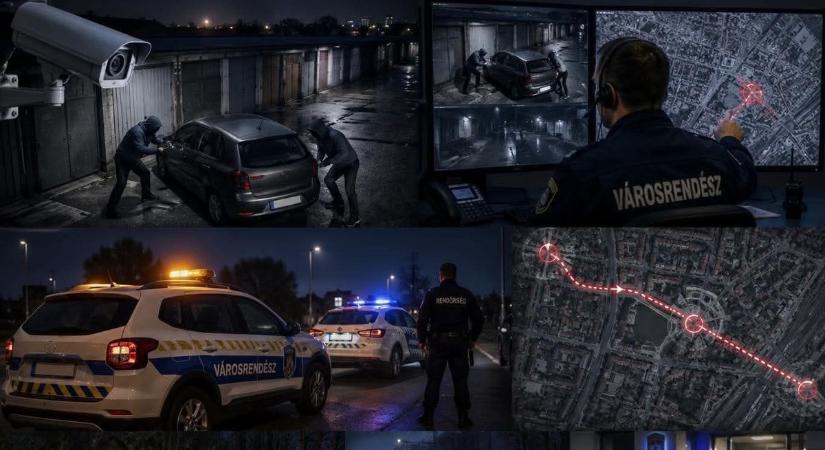 Nem volt menekvés: a kamerák buktatták le a gyöngyösi autófeltörőket