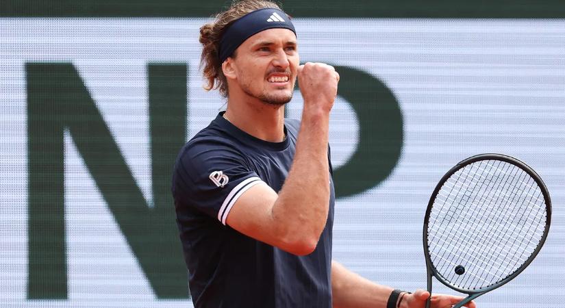 Roland Garros: Zverev bejutott a döntőbe, csupán egy lépésre van élete első GS-diadalától