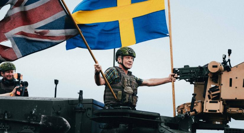 Á, csak Bruce Dickinson kocsikázik a Sweden Rockon egy tankban